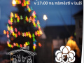 Zpívání pod vánočním stromem - náměstí Luže