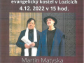 Evangelický kostel v Lozicích - koncert