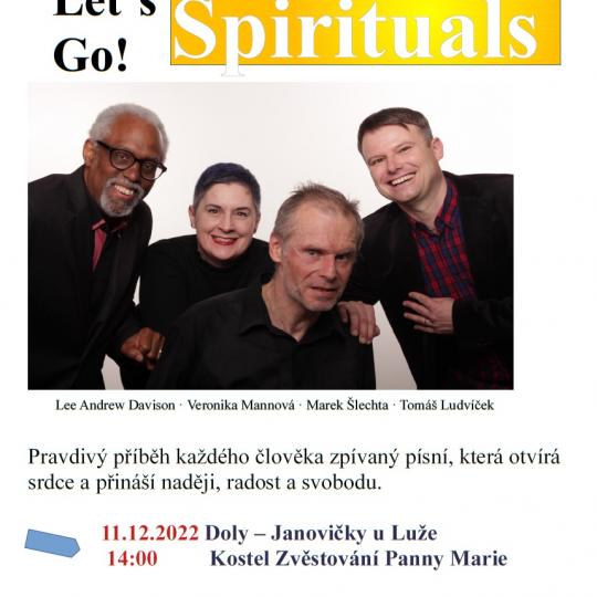 Spolek Janovičky pořádá koncert AMERICAN SPIRITUALS