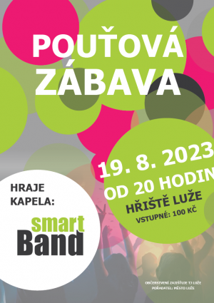 Pouťová zábava - hřiště v Luži