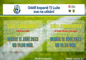 TJ Luže zve na fotbalové utkání