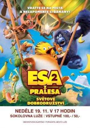 Kino pro děti - ESA Z PRALESA 2: SVĚTOVÉ DOBRODRUŽSTVÍ