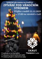 Srdečně vás zveme na tradiční zpívání pod vánočním stromem na náměstí v Luži. •připomenete si s námi příběh narození Ježíše Krista •uvidíte živý betlém •zazpíváte si koledy •prožijete radostnou vánoční atmosféru •můžete přispět na charitativní sbírku •odn