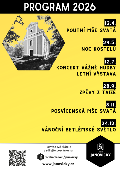???? Co chystá Spolek Janovičky v roce 2026????