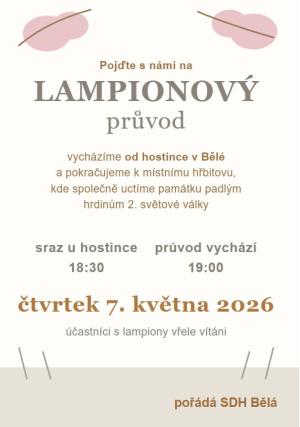 SDH Bělá vás zve na Lampionový průvod????